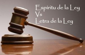 letra vs espiritu ley